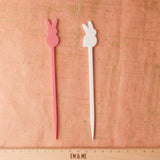Spring Bunnies Stir Sticks