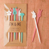 Spring Bunnies Stir Sticks