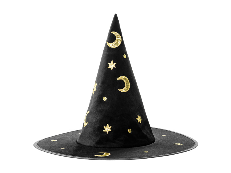Stars and Moons Witch's Hat