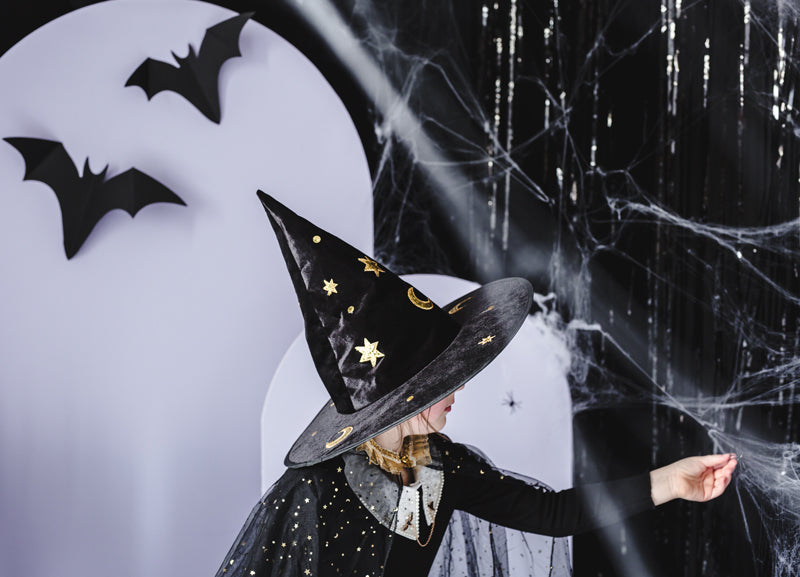 Stars and Moons Witch's Hat