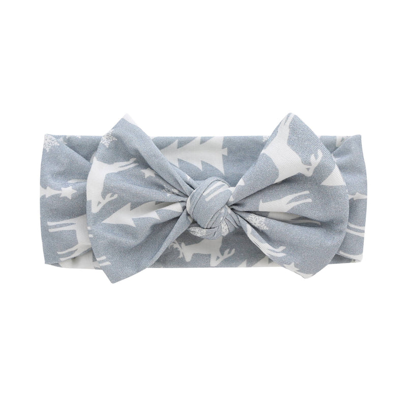 White Christmas Bamboo Baby Headband