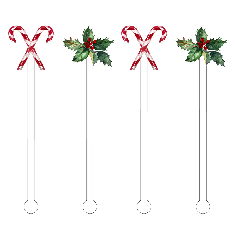 Classic Christmas Stir Sticks