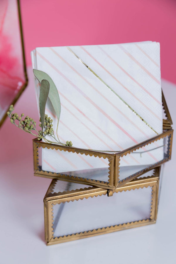 Pretty in Pink Cocktail Napkins