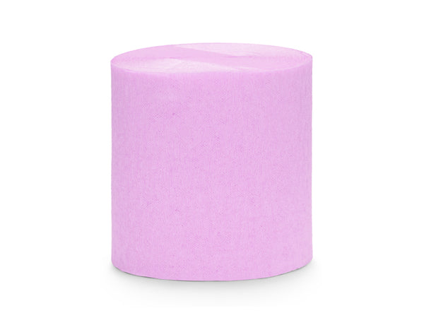 Crepe Paper Streamers Light Lavender