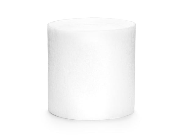 Crepe Paper Streamer White