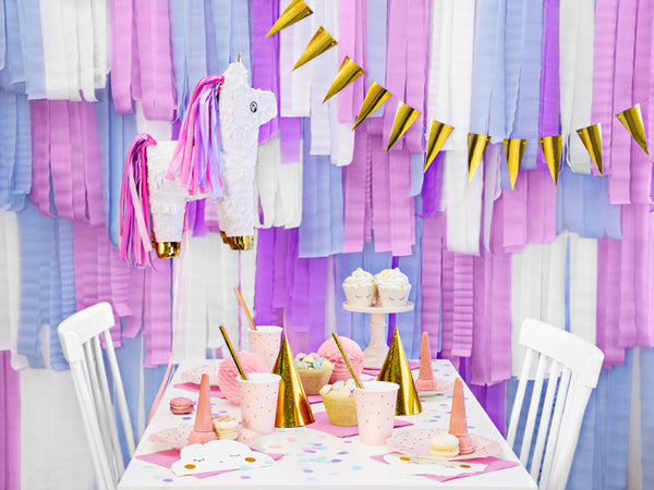Crepe Paper Streamer White