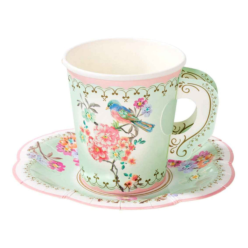 Vintage Paper Teacups Mix