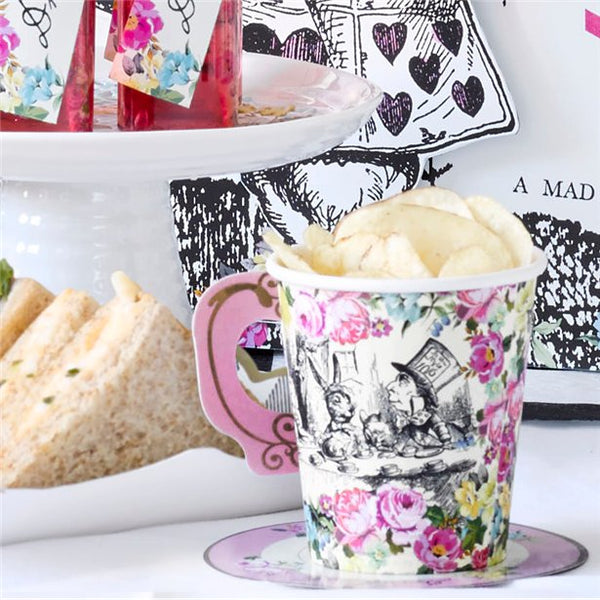 Truly Alice Cup Saucer Set 12pk