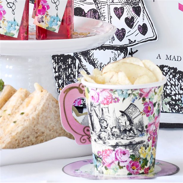 Truly Alice Cup Saucer Set 12pk