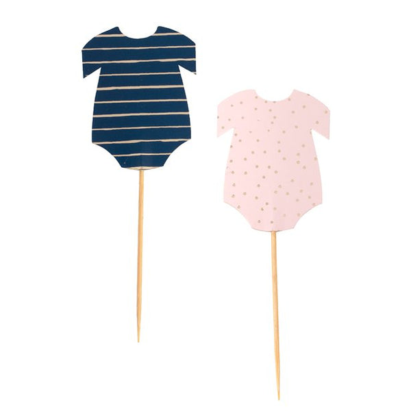 Gender Reveal Cupcake Toppers 12pk