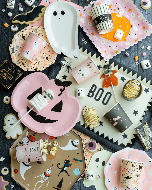 Pink Pumpkin Plates