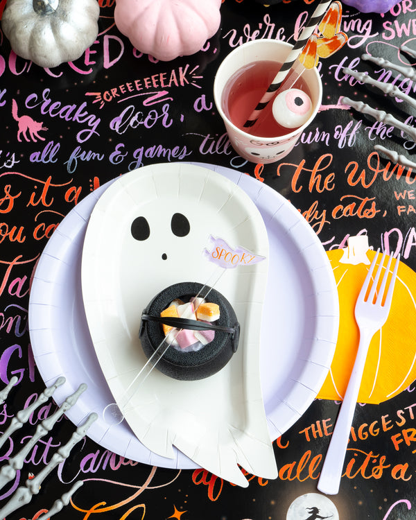 Spooky Season Halloween Poem Table Runner