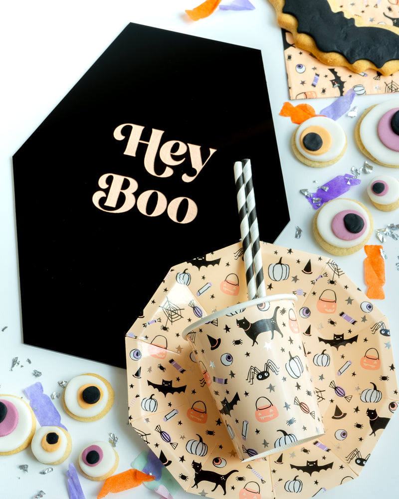 Hey Boo Acrylic Sign