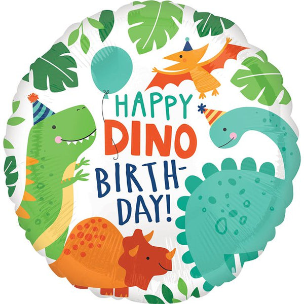 Dinosaur Happy Birthday Balloon