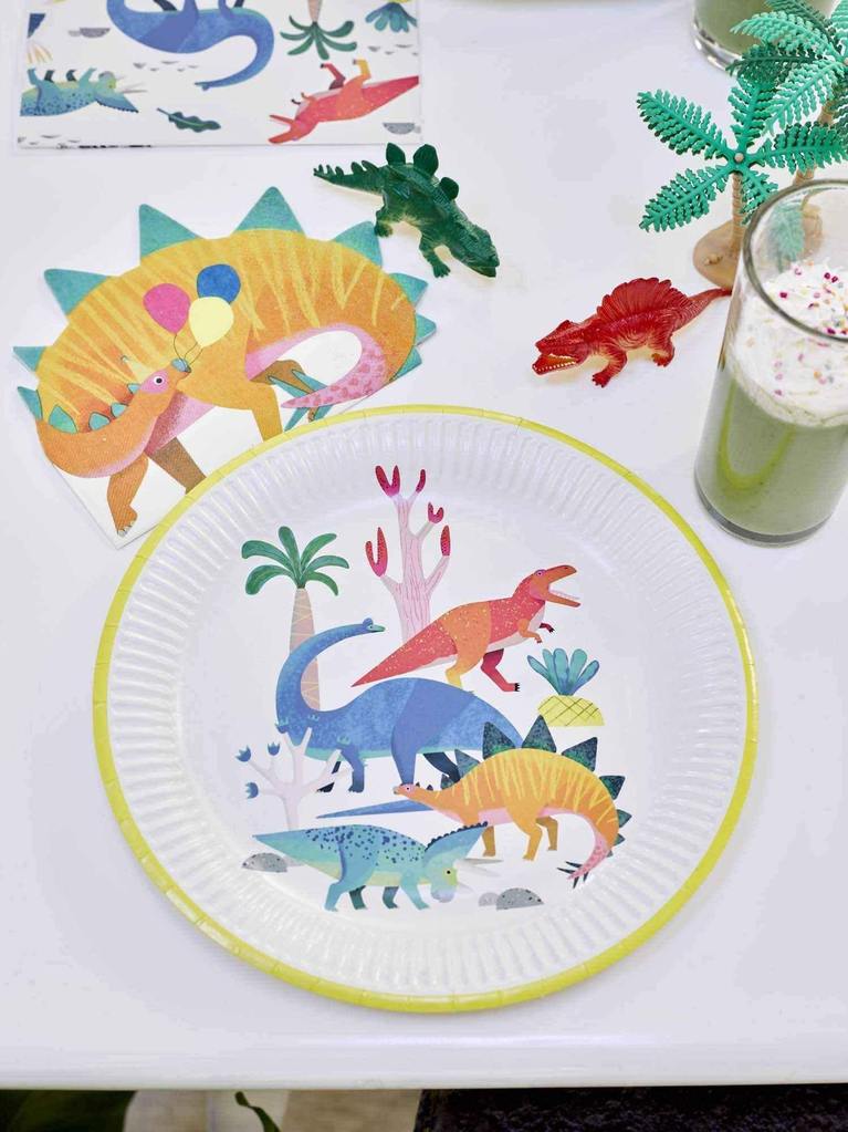 Little Dino Shaped Napkins