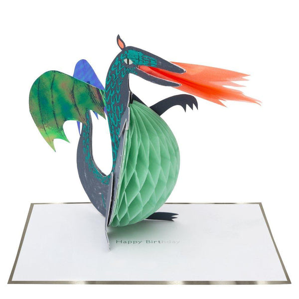 Honeycomb Dragon Stand-Up Card