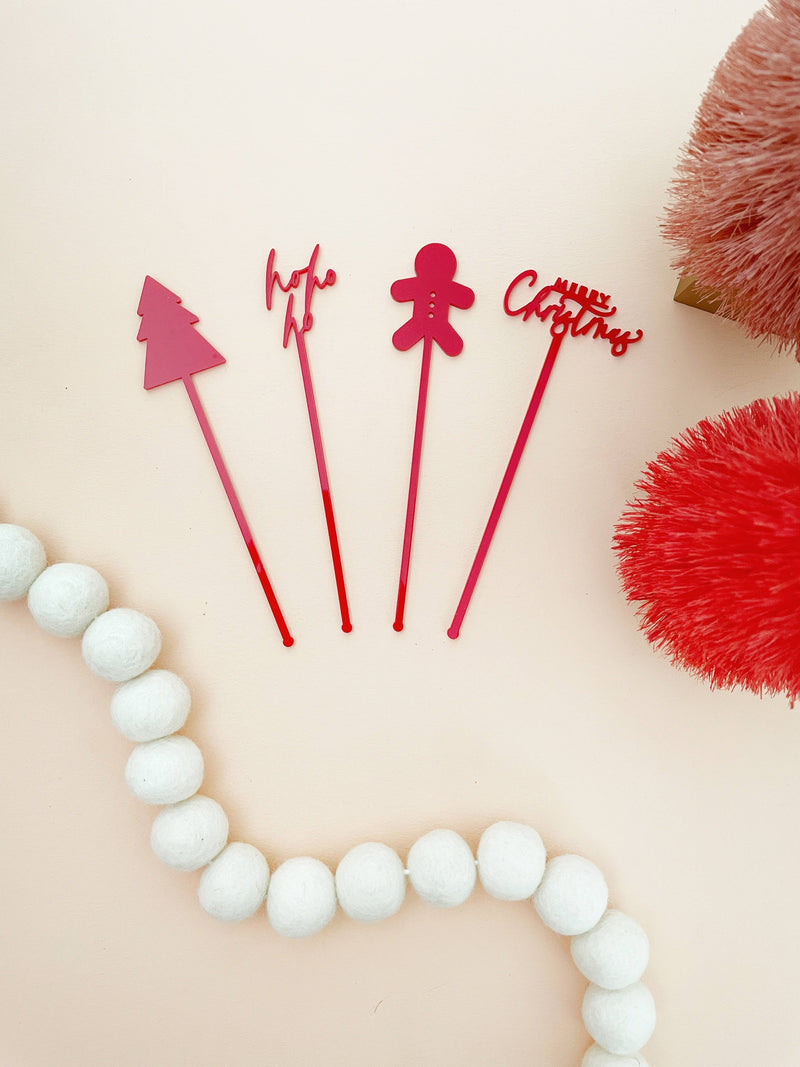 Christmas Drink Stirrers
