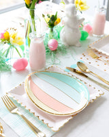 Easter Egg Shaped Plates