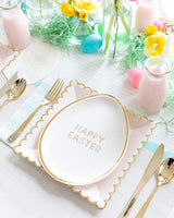 Easter Egg Shaped Plates