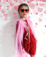 Scallop Edge Heart Sunglasses