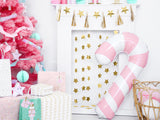 Pink Candy Cane Foil Balloon
