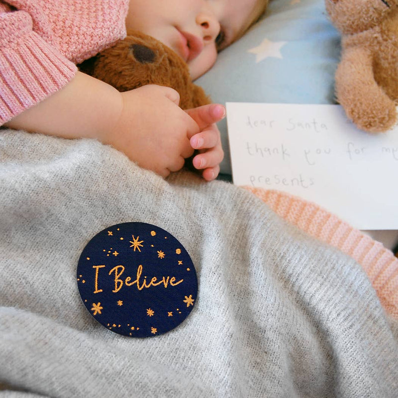 I Believe Iron On Woven Fabric Patch