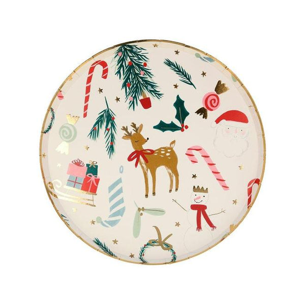 Festive Motif Side Plates