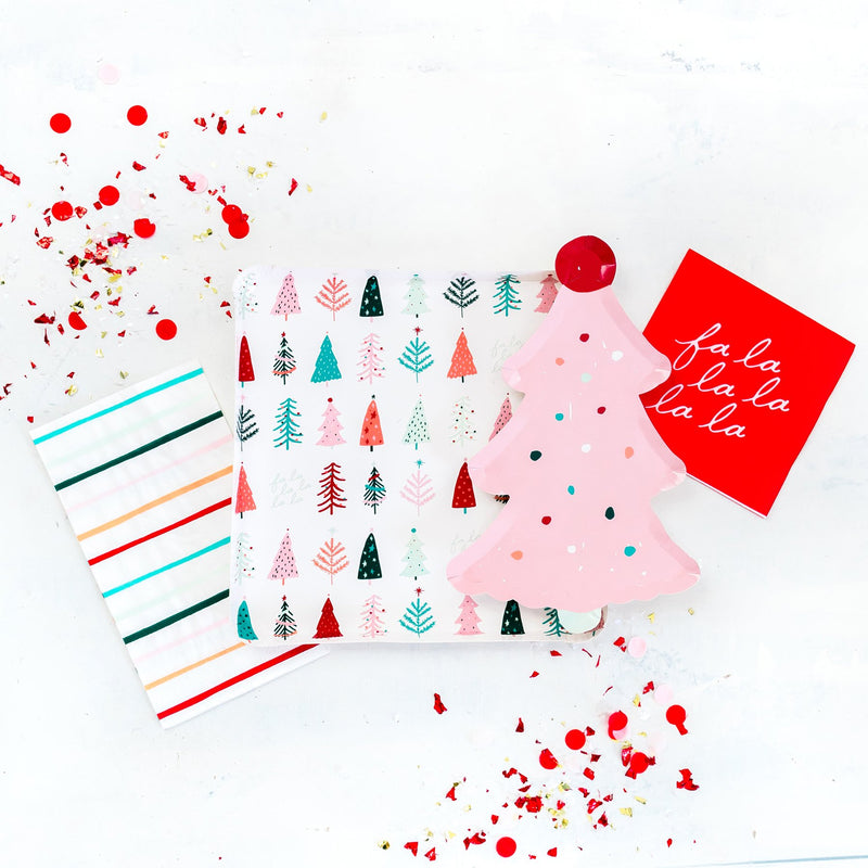 Christmas Frosting Tree Plates