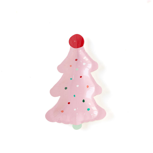 Christmas Frosting Tree Plates
