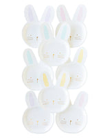 Gingham Bunny Shaped Plates