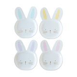 Gingham Bunny Shaped Plates