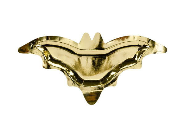 Gold Paper Bat Plates