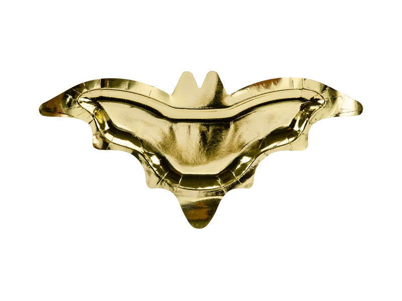 Gold Paper Bat Plates