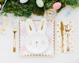 Garden Party Scalloped Plaid Plates