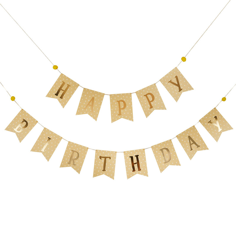 Happy Birthday Flag Bunting
