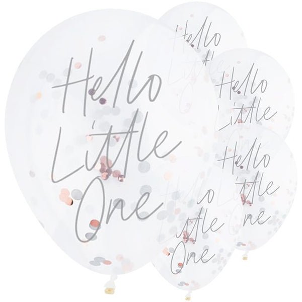 Hello Little One Confetti Balloons