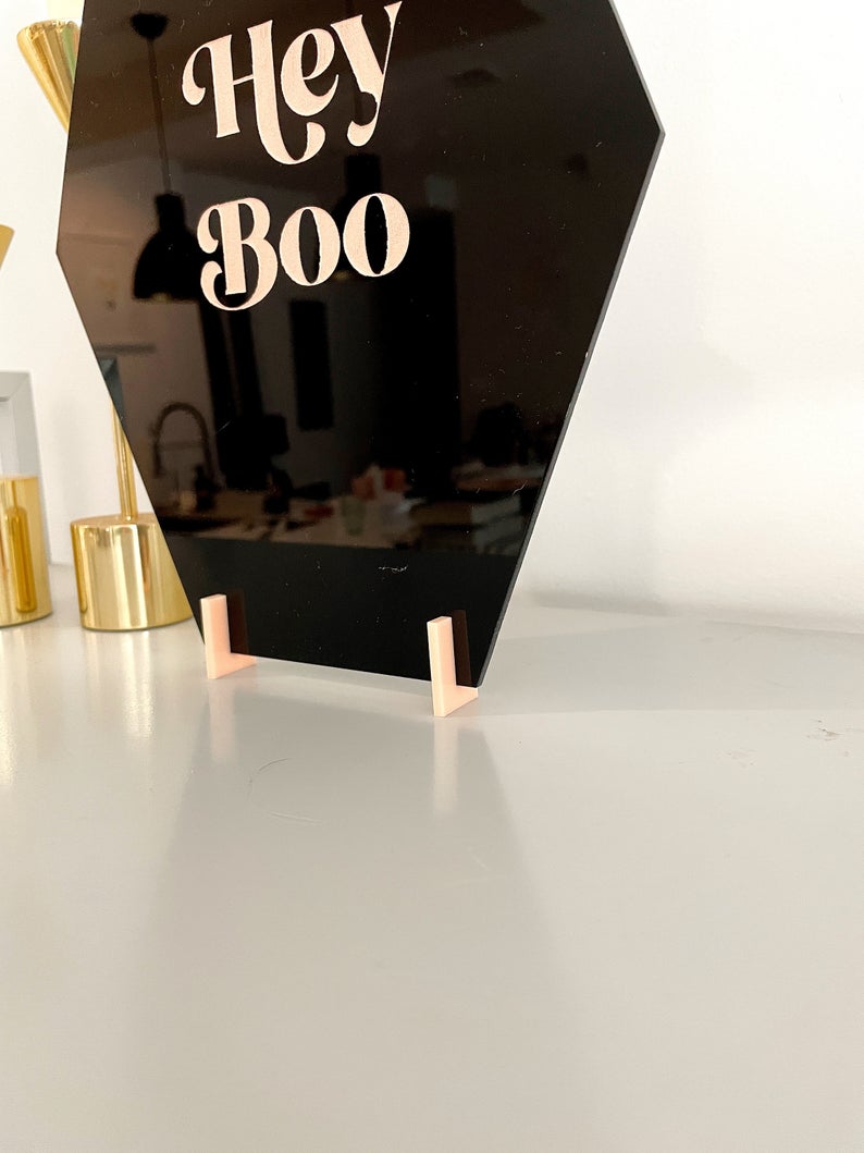 Hey Boo Acrylic Sign