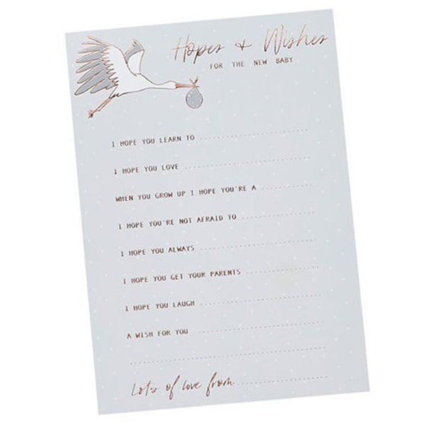 Hello Little One Hopes & Wishes Cards