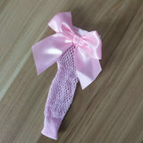 Fishnet Socks with Bows