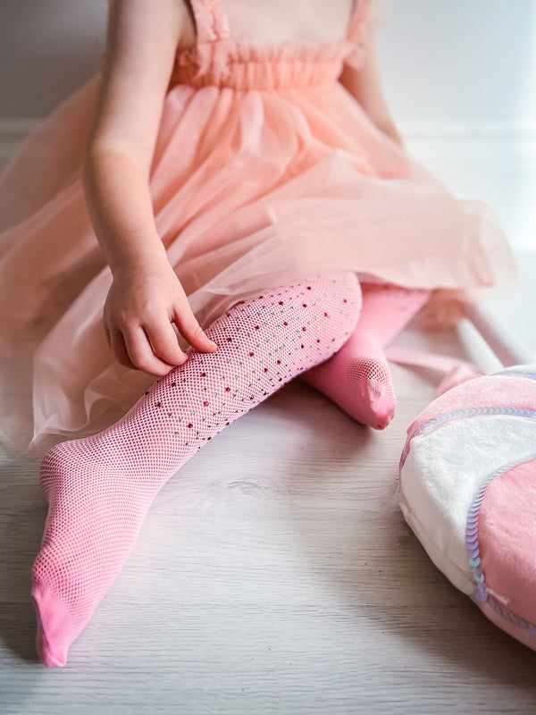 Christmas Magic Rhinestone Tights