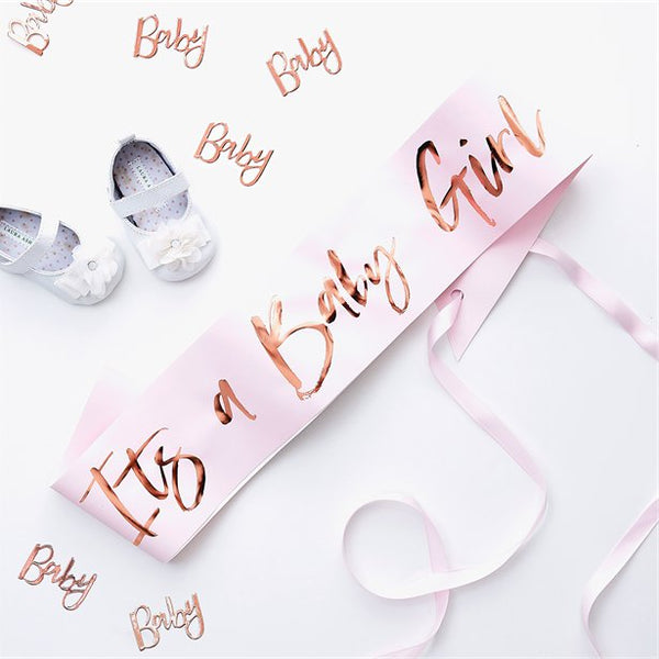 It's a Baby Girl Sash
