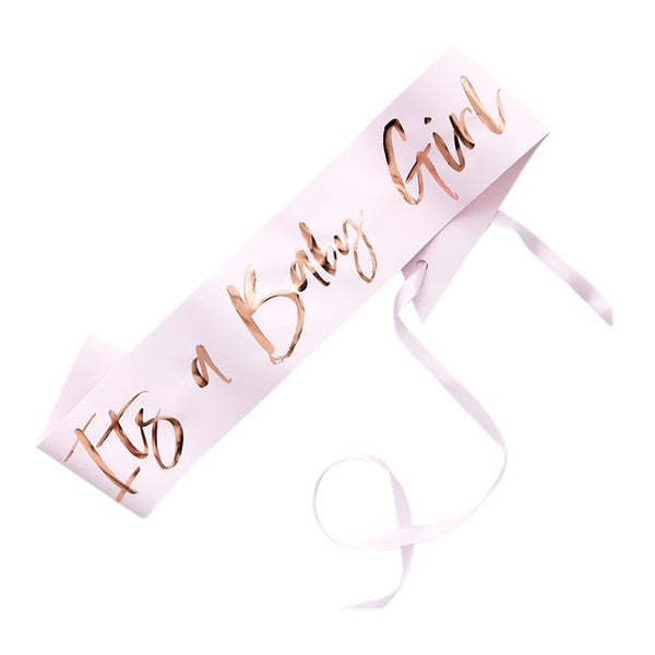 It's a Baby Girl Sash