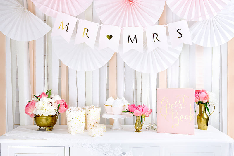 Crepe Paper Streamer White