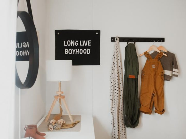 Long Live Boyhood Banner Black
