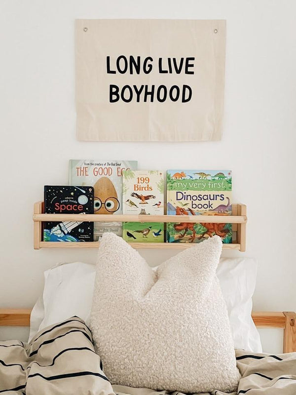Long Live Boyhood Banner Natural