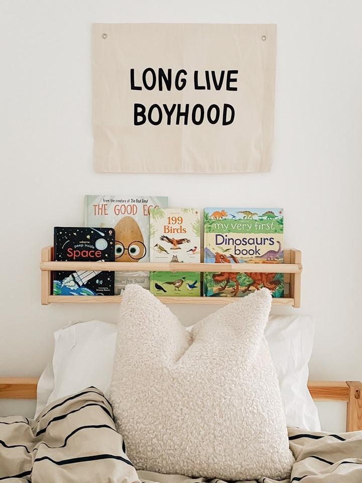 Long Live Boyhood Banner Natural