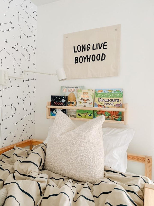 Long Live Boyhood Banner Natural