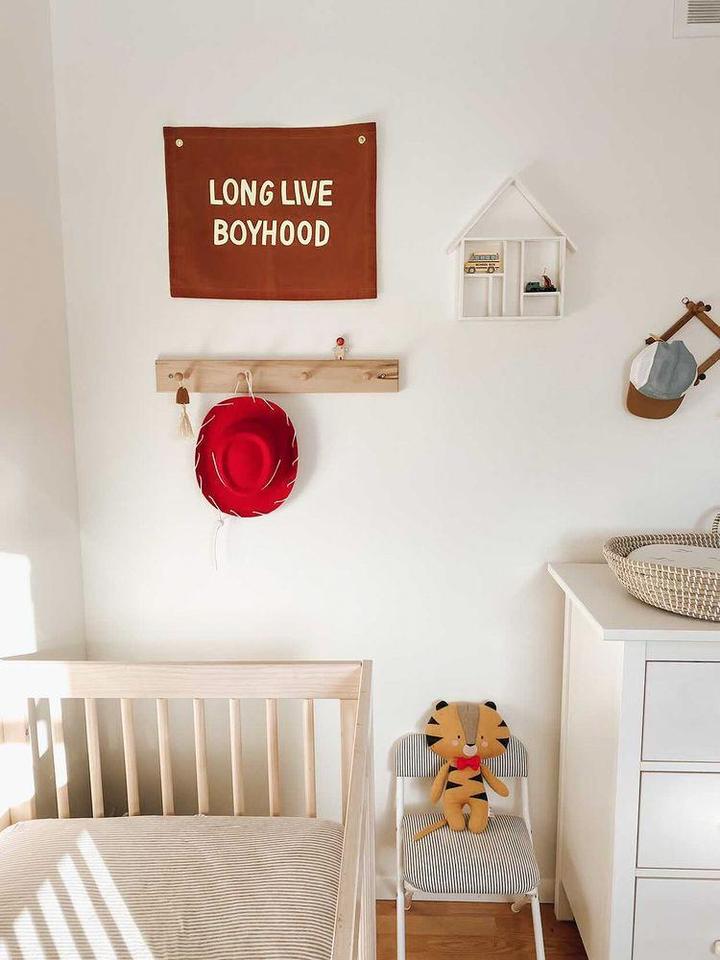 Long Live Boyhood Banner Rust