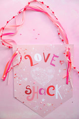 Love Shack Valentine's Day Wall Hanging