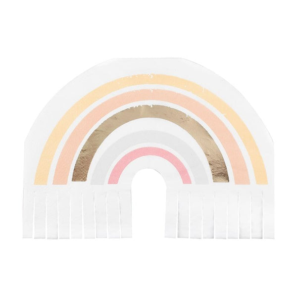 Boho Rainbow Fringe Napkins